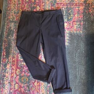 Talbots Dark Blue Relaxed Chino Pants